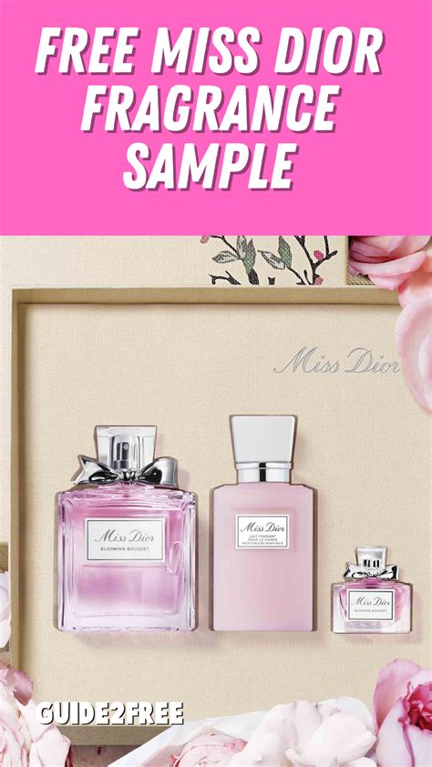 free sample of miss dior|Miss Dior sample size.